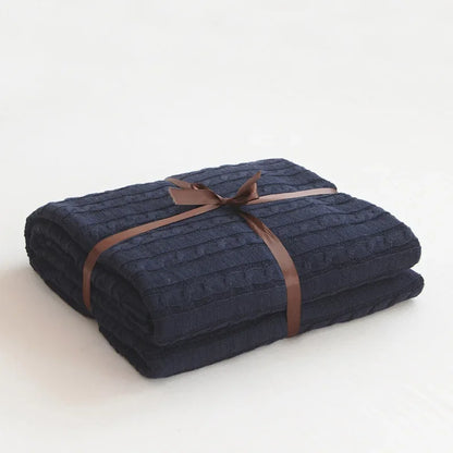 Cotton Knitted Blanket