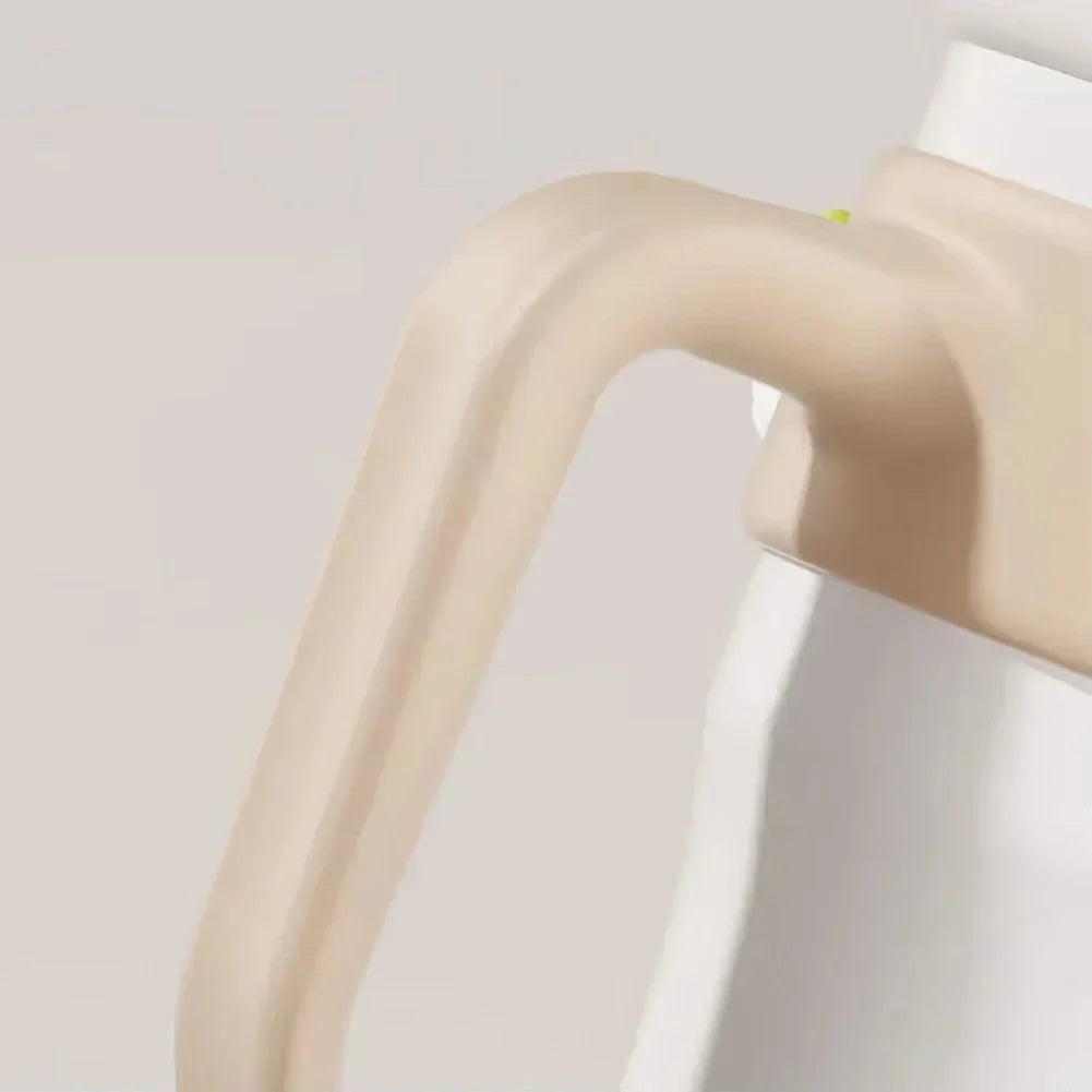 Large Capacity Straw Tumblers with Handle