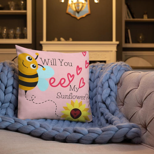 Will You Be My Sunflower Premium Pillow™️ - MONLANE