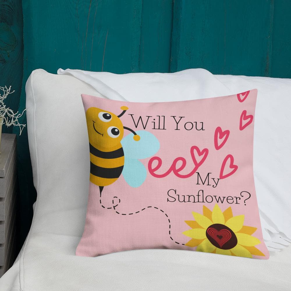 Will You Be My Sunflower Premium Pillow™️ - MONLANE