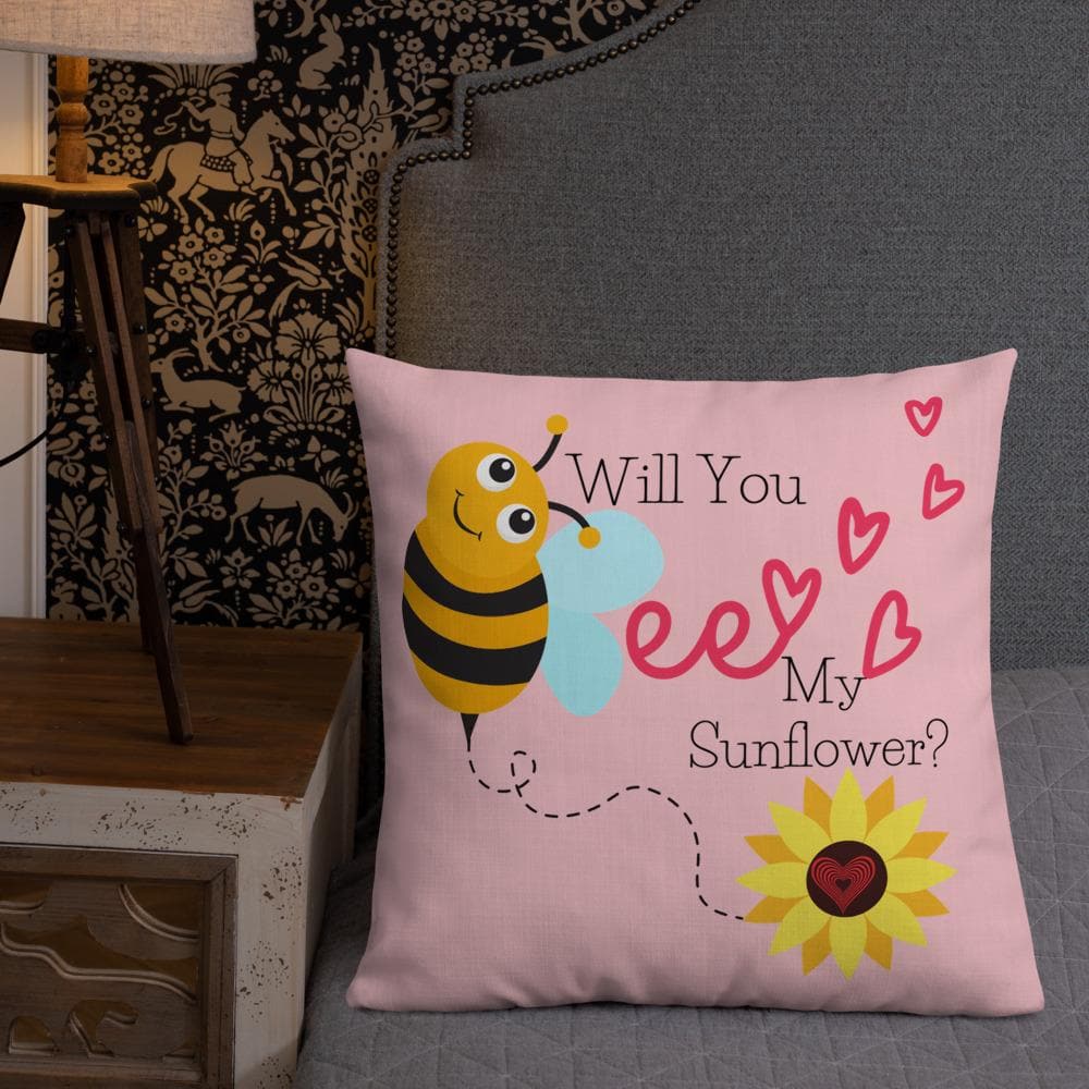 Will You Be My Sunflower Premium Pillow™️ - MONLANE