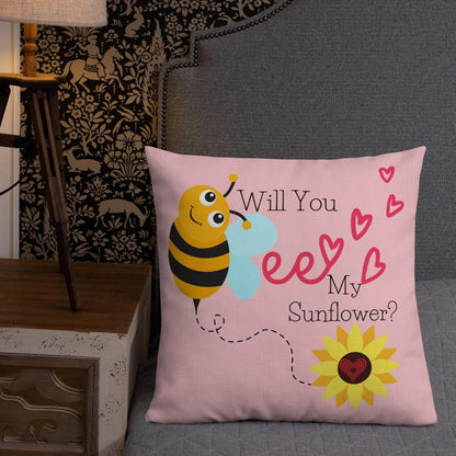 Will You Be My Sunflower Premium Pillow™️ - MONLANE