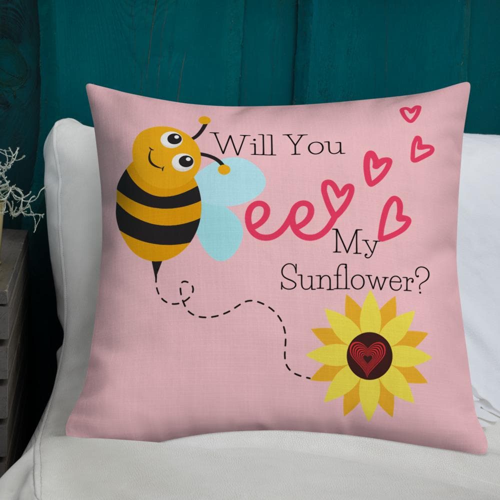 Will You Be My Sunflower Premium Pillow™️ - MONLANE