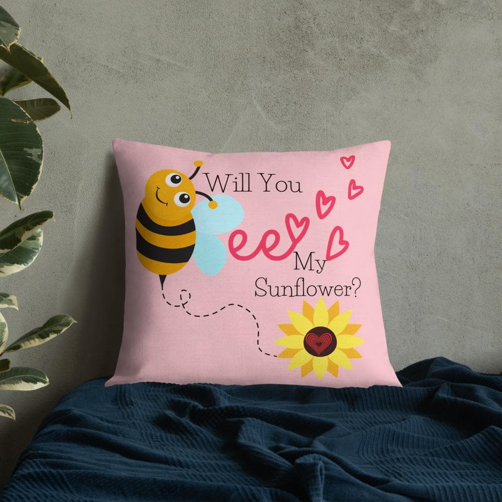 Will You Be My Sunflower Premium Pillow™️ - MONLANE