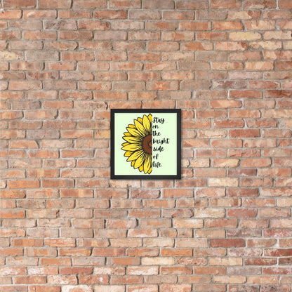 Sunflower Framed Poster - MONLANE
