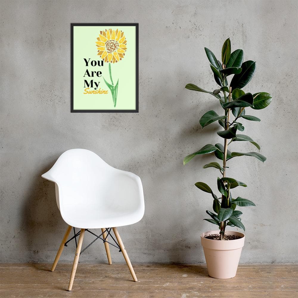 You Are My Sunshine Framed Poster - MONLANE