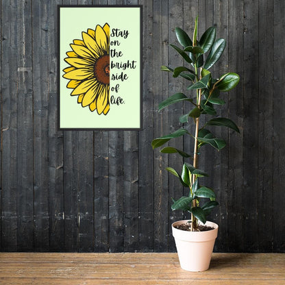 Sunflower Framed Poster - MONLANE
