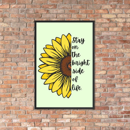 Sunflower Framed Poster - MONLANE