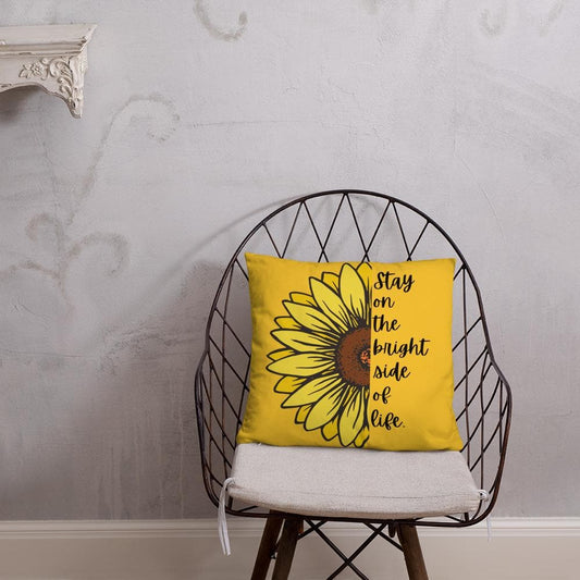 Sunflower Basic Throw Pillow - MONLANE