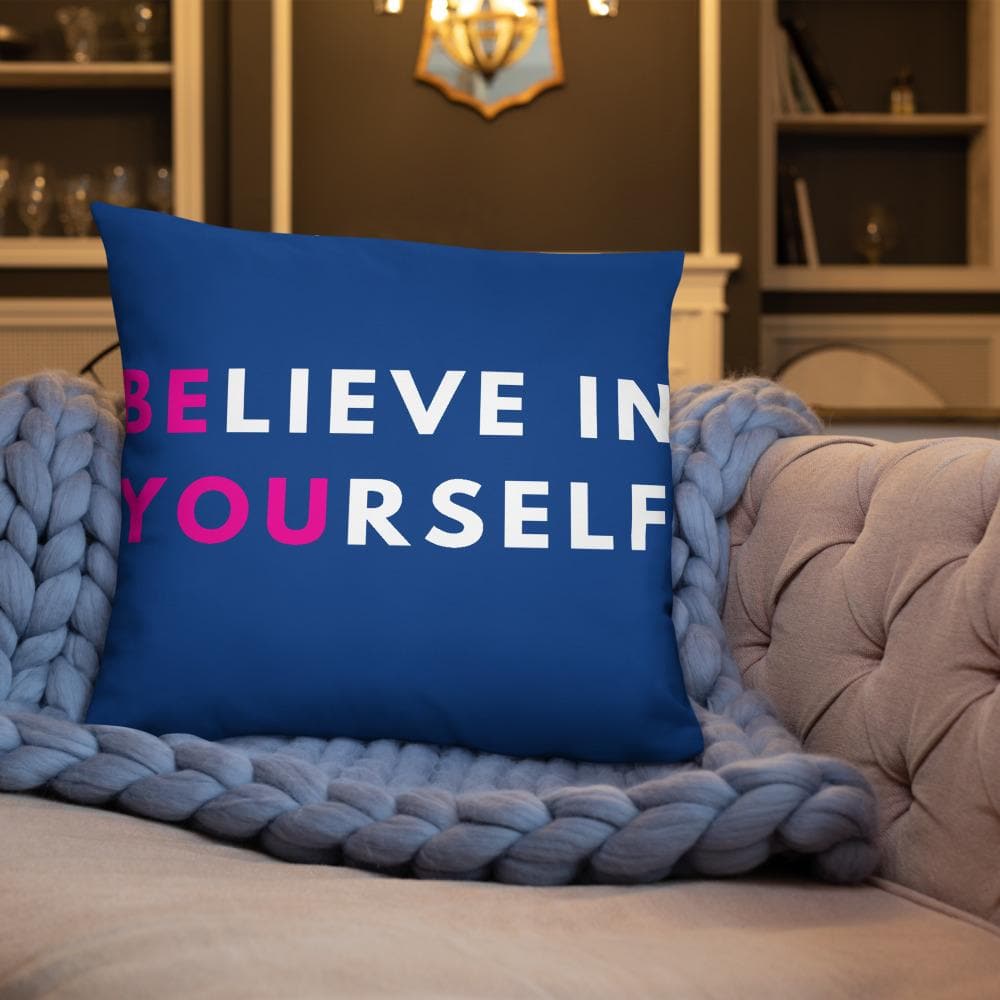 BE YOU Basic Throw Pillow - MONLANE