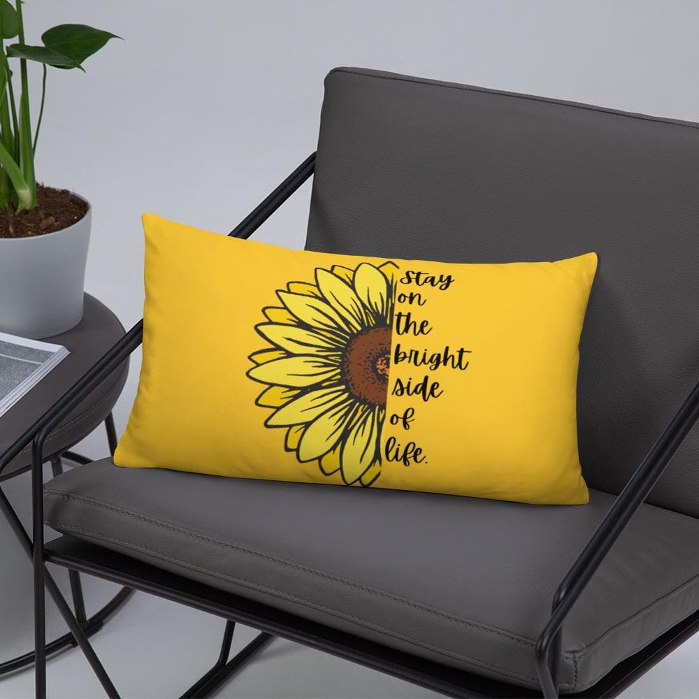 Sunflower Basic Throw Pillow - MONLANE