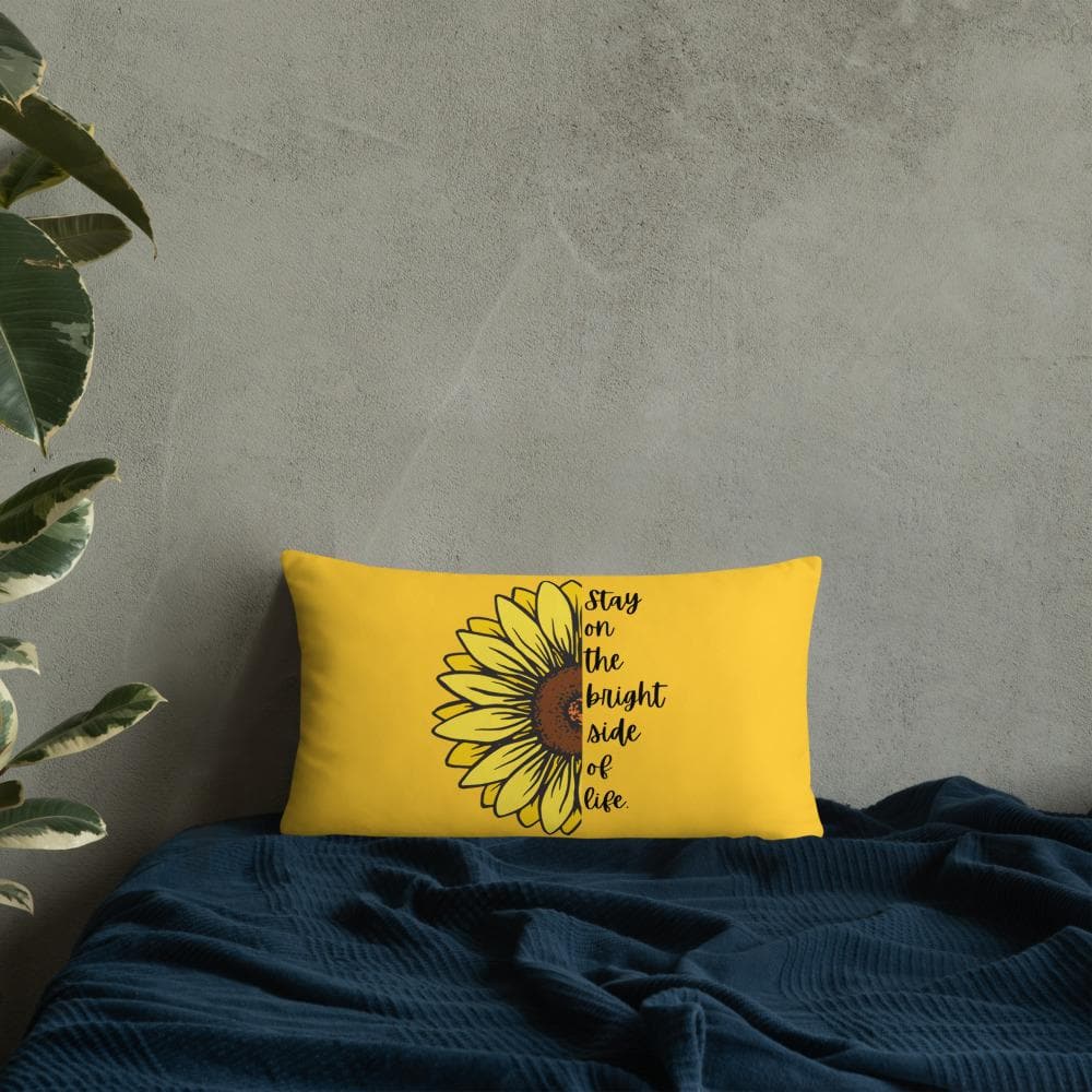 Sunflower Basic Throw Pillow - MONLANE
