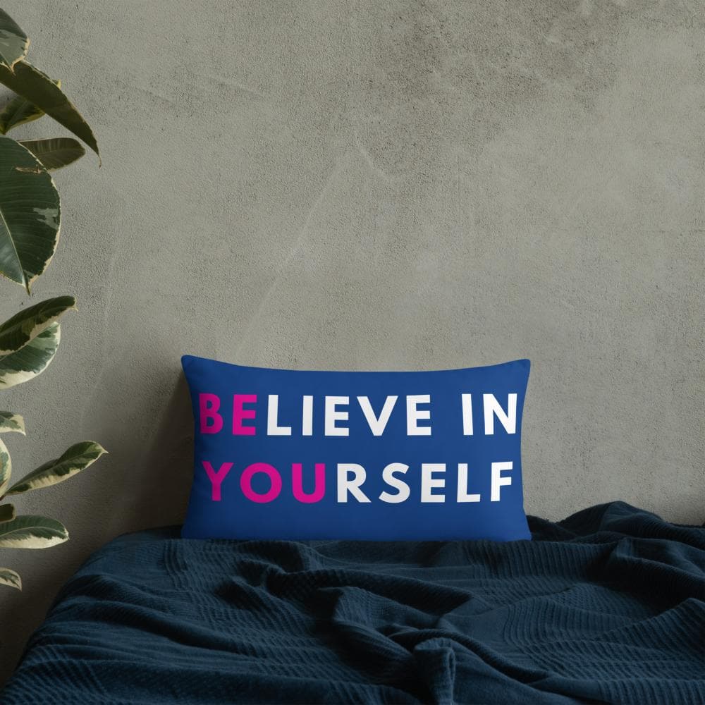 BE YOU Basic Throw Pillow - MONLANE