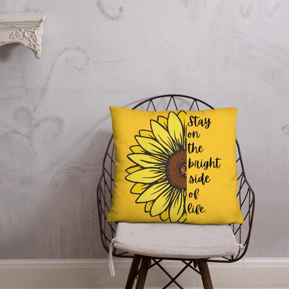 Sunflower Basic Throw Pillow - MONLANE