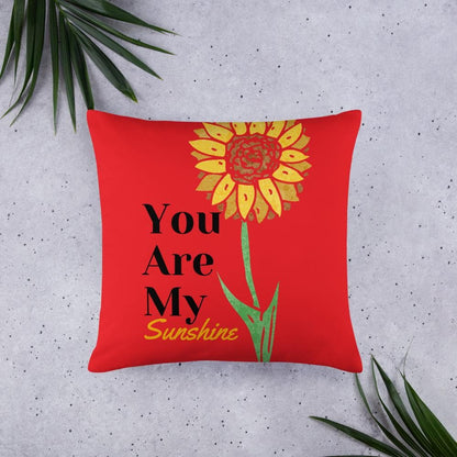 Your Are My Sunshine Basic Throw Pillow - MONLANE