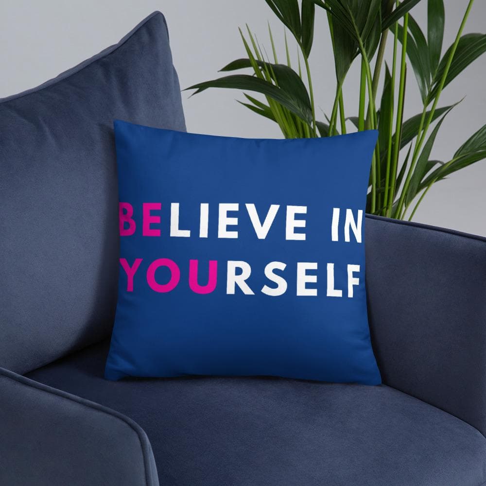BE YOU Basic Throw Pillow - MONLANE