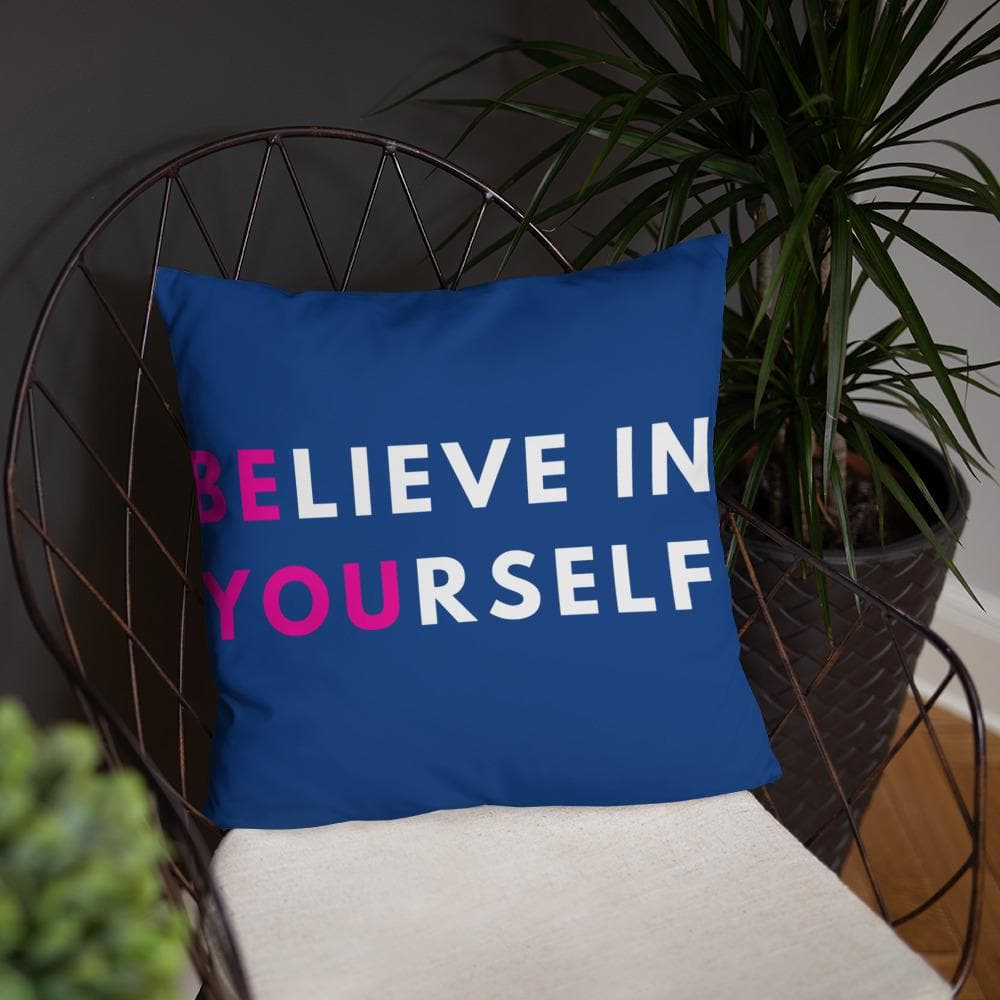 BE YOU Basic Throw Pillow - MONLANE