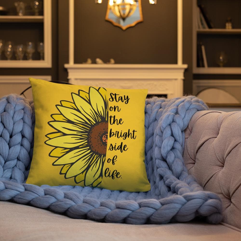 Sunflower Basic Throw Pillow - MONLANE