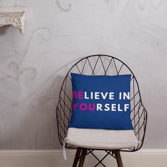 BE YOU Basic Throw Pillow - MONLANE
