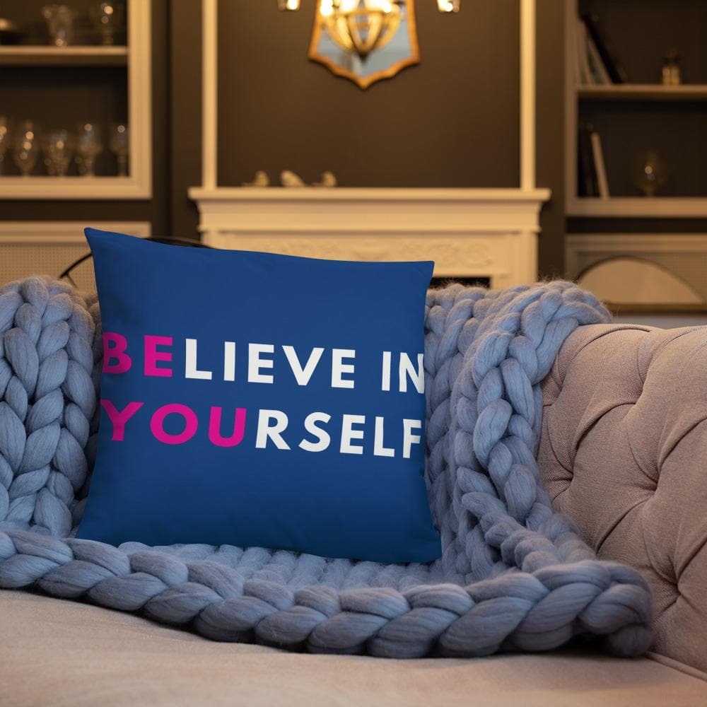 BE YOU Basic Throw Pillow - MONLANE