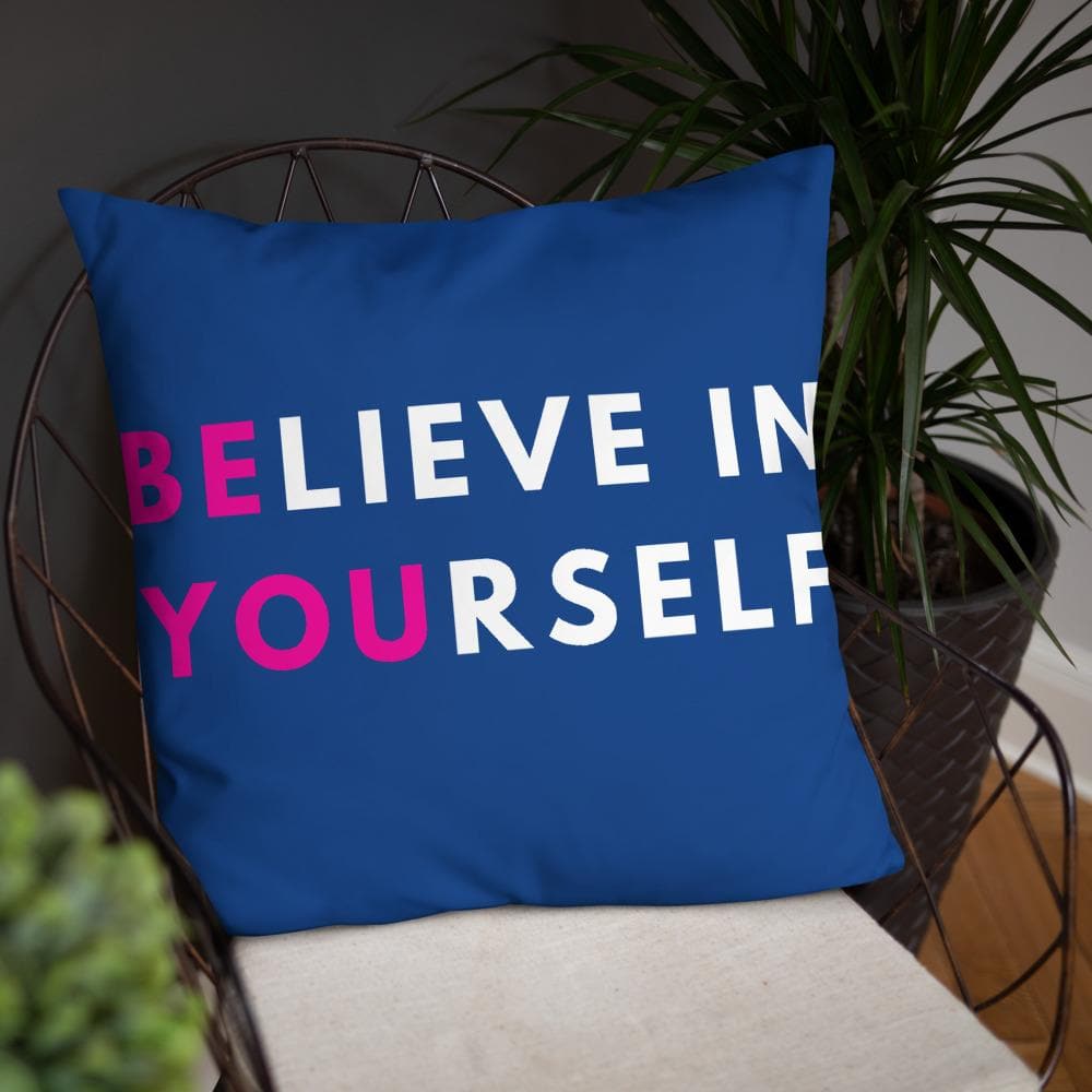 BE YOU Basic Throw Pillow - MONLANE