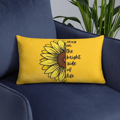 Sunflower Basic Throw Pillow - MONLANE
