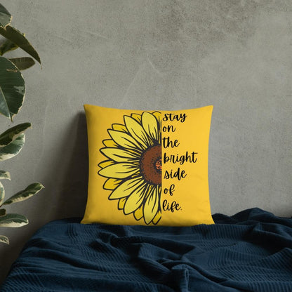 Sunflower Basic Throw Pillow - MONLANE