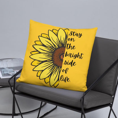 Sunflower Basic Throw Pillow - MONLANE