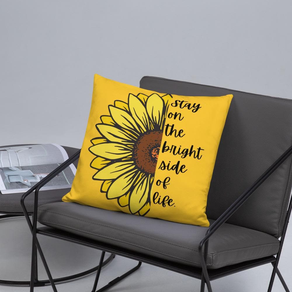 Sunflower Basic Throw Pillow - MONLANE